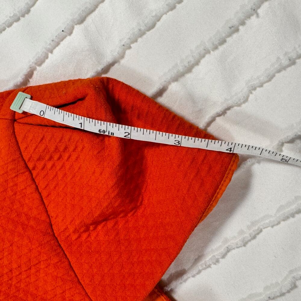 4C Brenta Orange Dress Women's 2 Anthropologie Dopamine Wedding Guest Euro Vacay - Picture 9 of 16